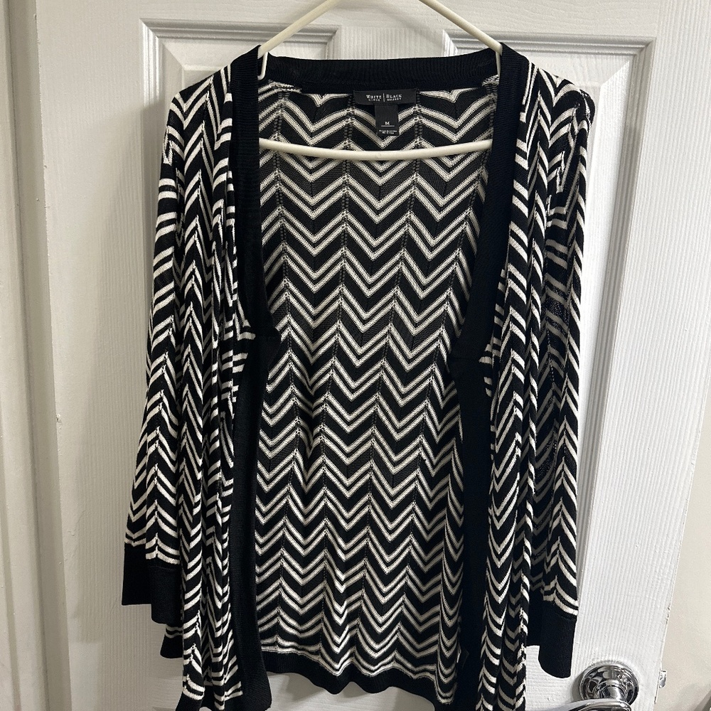 Black and White Cardigan